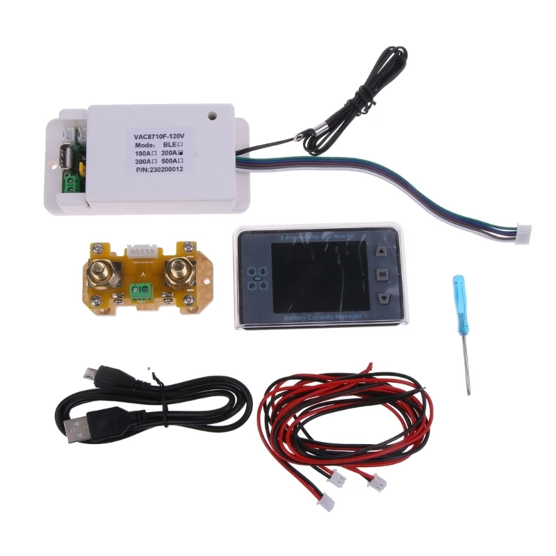 Digitális Vezeték nélküli Árammérő Voltmérő Coulometer Energia Detektor - Monitor Autós Feszültség Jelenlegi Á M Watt - Mérő 40JE Kép 0