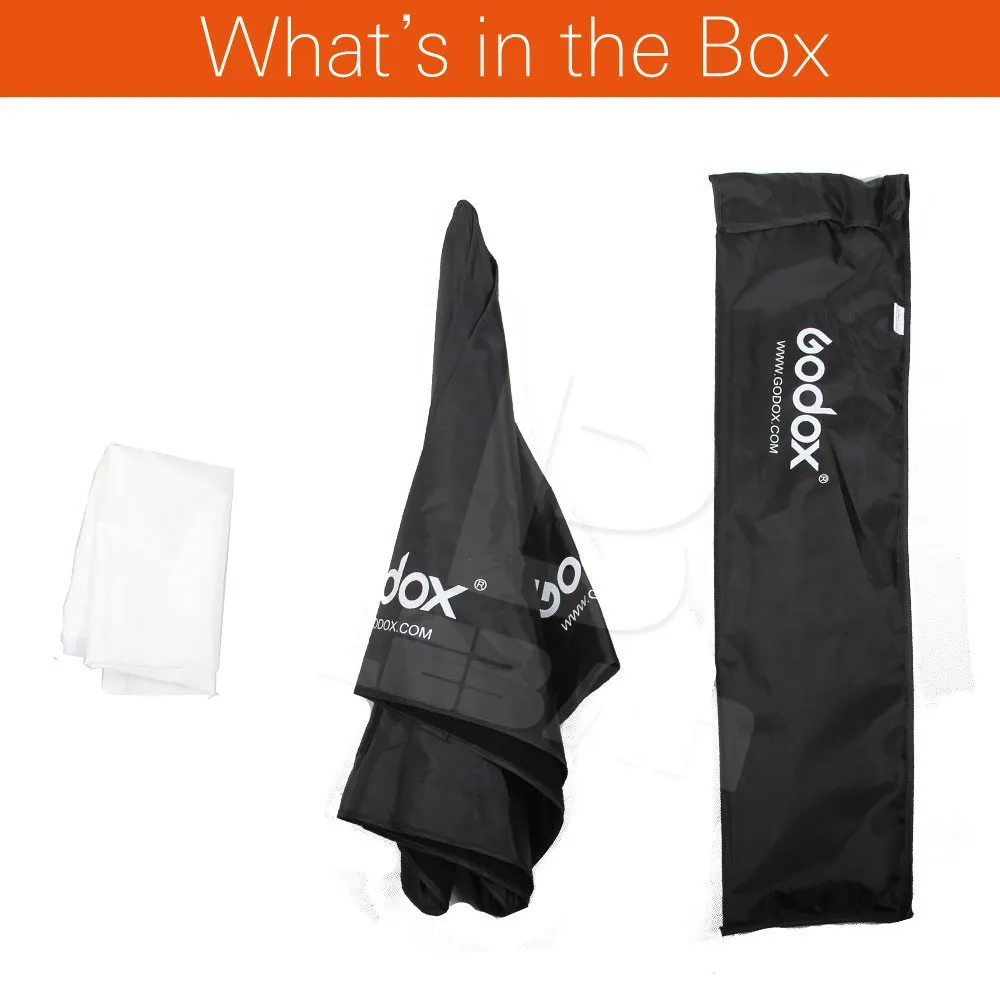 Godox Hordozható vezetékhossza legfeljebb 95 cm lehet / 37.5 az Esernyő Fotó Softbox Reflektor Flash Speedlight Kép 1