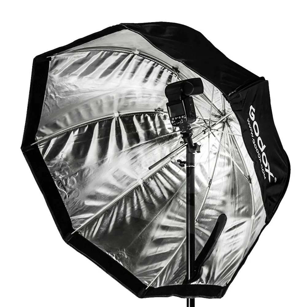 Godox Hordozható vezetékhossza legfeljebb 95 cm lehet / 37.5 az Esernyő Fotó Softbox Reflektor Flash Speedlight Kép 3