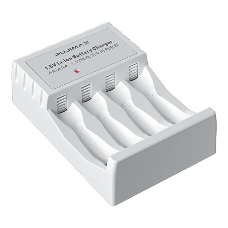 PUJIMAX 100% Eredeti 1,5 V AAA 1100mWh Újratölthető Lítium-ion Akkumulátor USB Töltő +Kábel Akkumulátor Doboz Órák Játék Kép 2