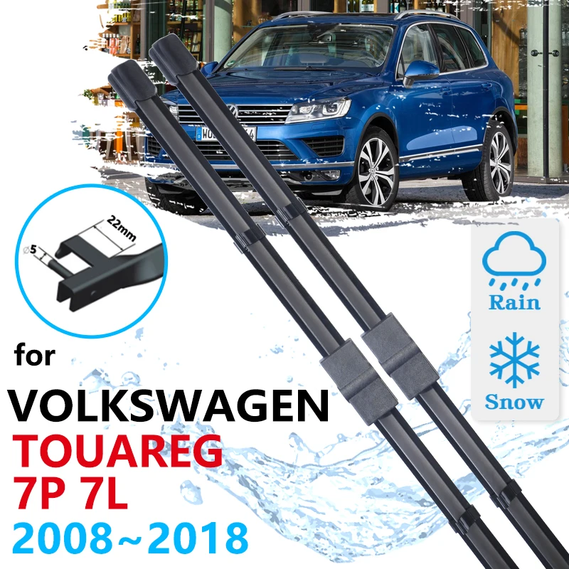 VW Volkswagen Touareg 7P 7L Rline 2008~2018 Szélvédő, Szélvédő Mosó Kefe Tartozékok 2011 2012 Autó Első Ablaktörlő lapát Kép 1