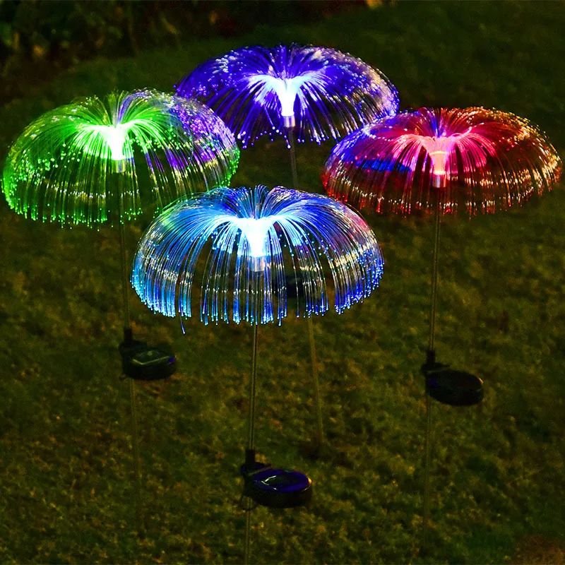 Napelemes Lámpák Kültéri Vízálló Medúza Kerti Lámpa RGB Változó Színű Táj Kert Fény Udvar/Út/Ünnepi Dekoráció Kép 5