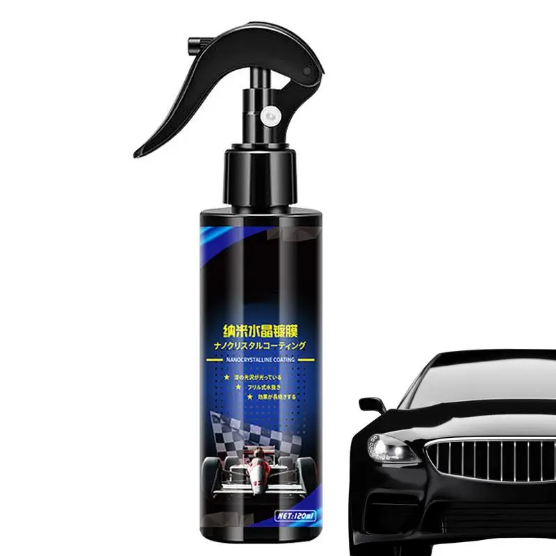 Auto Kerámia Bevonat Spray Autó Bevonat Kristály Lengyel Festék, A Jó Teljesítmény Nagyon Hatékony Foltok Eltávolítása Spray Autók Kép 2