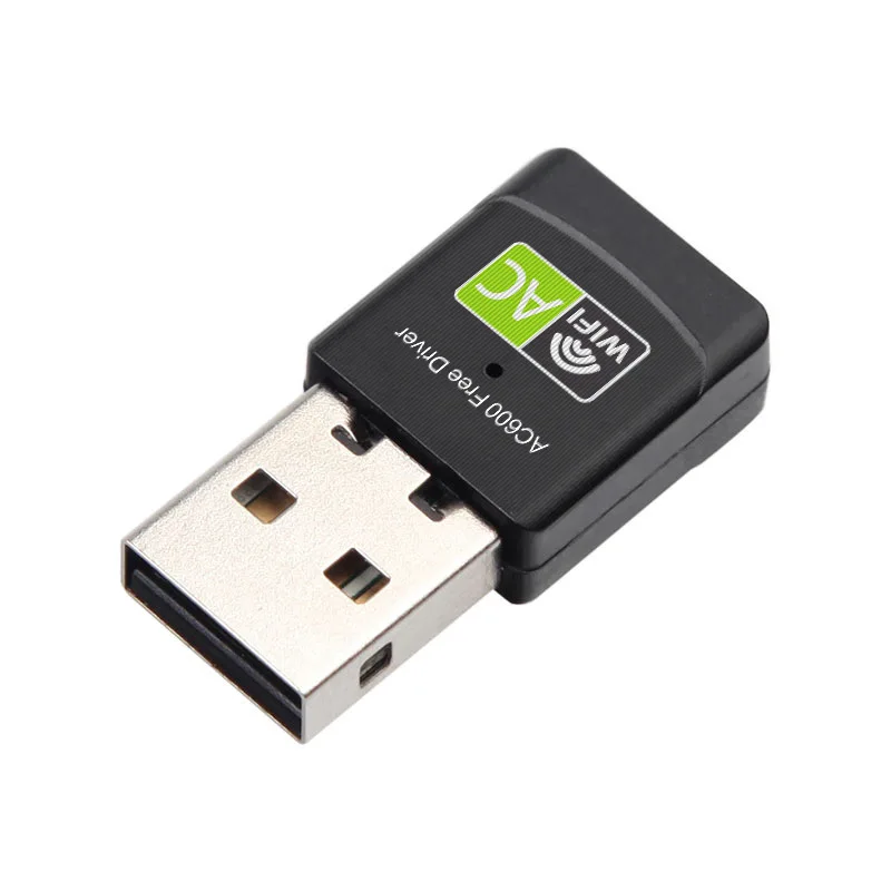 USB-s WiFi Adapter USB, Ethernet, WiFi Dongle 600Mbps 5 ghz-es Lan USB Wi-Fi Adapter PC Antenna Wi-Fi Vevő AC Vezeték nélküli Hálózati Kártya Kép 1