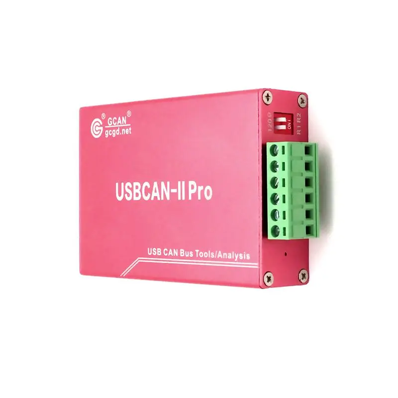 GGCAN USBCAN II Pro USB hogy LEHET Adapterrel Dual Channel Analyzer Adapter CAN Busz Adatok Vevő Adó Támogatási ECAN Eszköz Softwar Kép 0