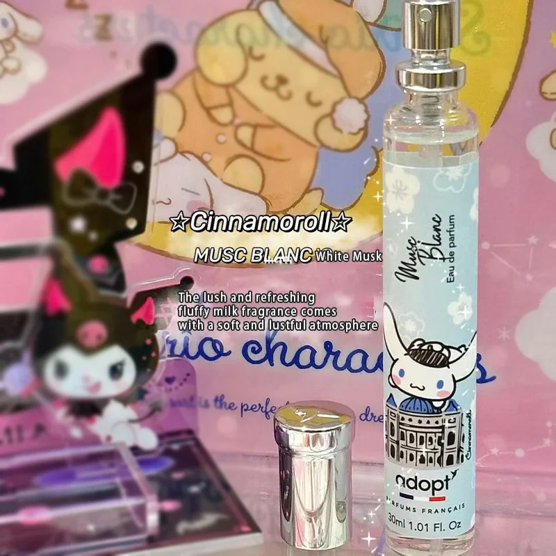 Sanrio Hello Kitty Cinnamoroll Parfüm Szett Anime Hordozható Szexi Tartós Illat Parfüm 90 ml Spray Kawaii Kuromi Kozmetikai Ajándék Kép 1