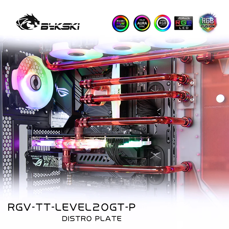 Bykski Vízi Hűtési Készlet Tt LEVEL20 GT Esetben, 5V ARGB, Az Egyetlen GPU Épület, RGV-TT-LEVEL20GT-P Kép 5