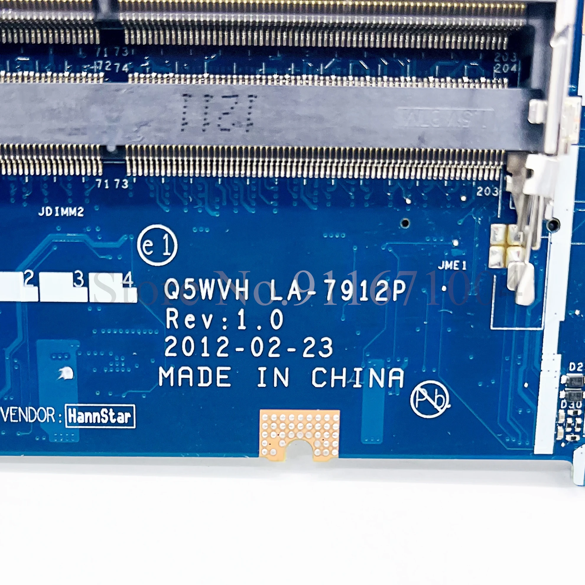 Az Acer Aspire V3-571 E1-571G E1-571 E1-531 Laptop Alaplap Q5WVH Q5WV1 LA-7912P MB A HM70 HM77 Chipset 100% - os Teljes Vizsgált Kép 2