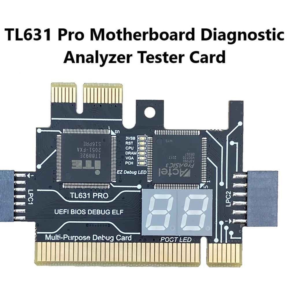 TL631 Pro Többfunkciós Asztali Laptop LPC-DEBUG Post Kártya PCI PCI-E Mini PCI-E Alaplap Diagnosztikai Analyzer Teszter,Egy Kép 1