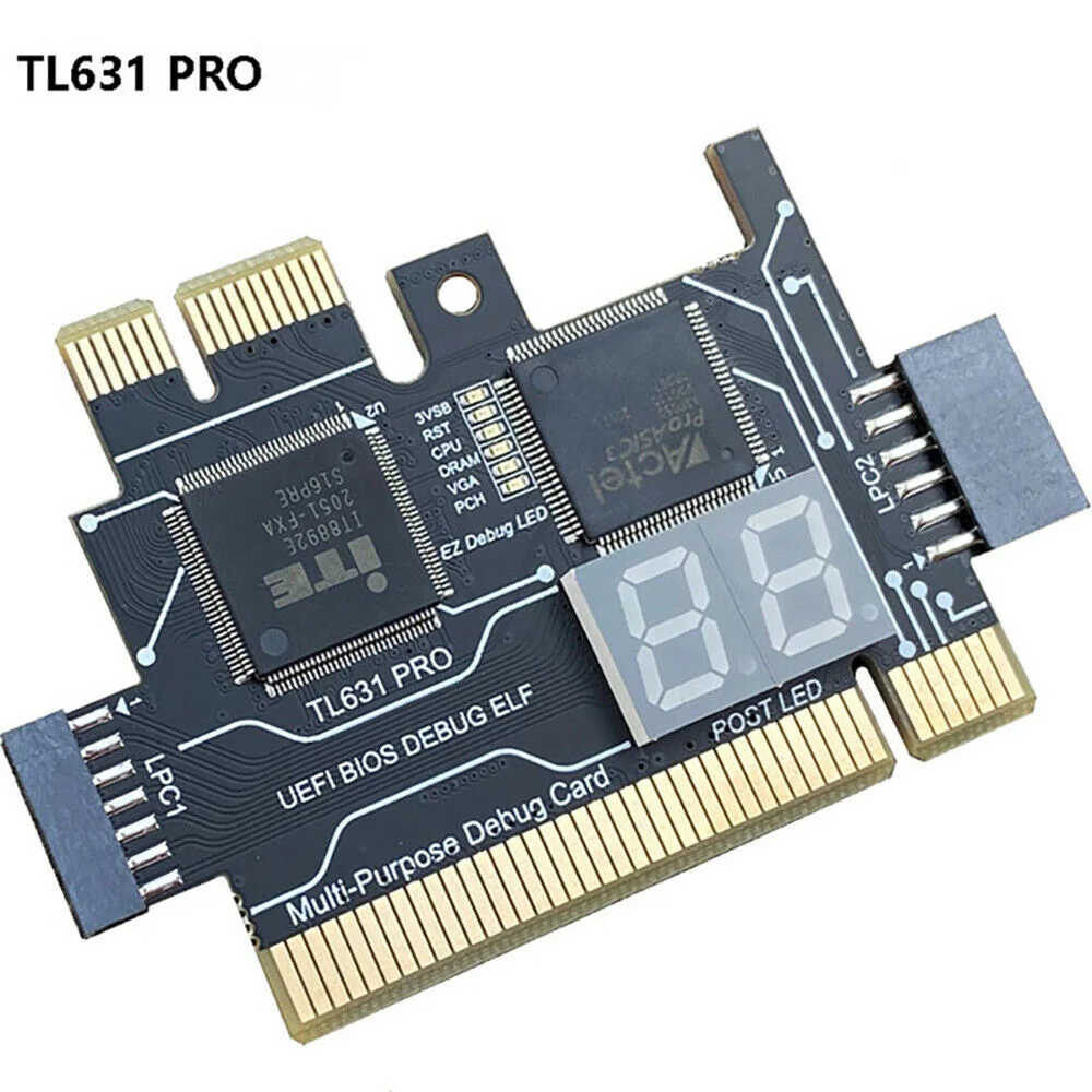 TL631 Pro Többfunkciós Asztali Laptop LPC-DEBUG Post Kártya PCI PCI-E Mini PCI-E Alaplap Diagnosztikai Analyzer Teszter,Egy Kép 2